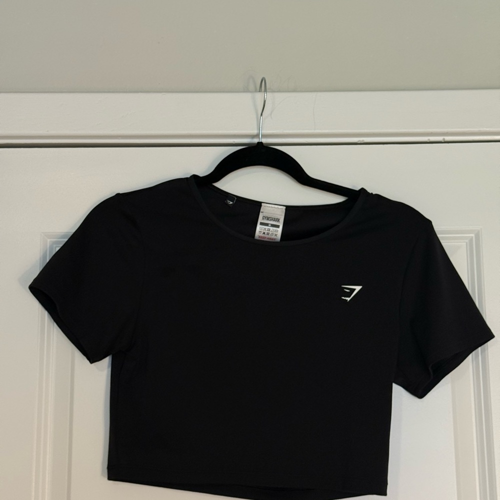 Gymshark Black Crop Top